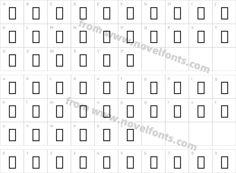 Cataneo_Bold_Extension_BTCharacter Map