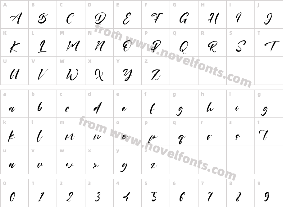 CattyHallCharacter Map