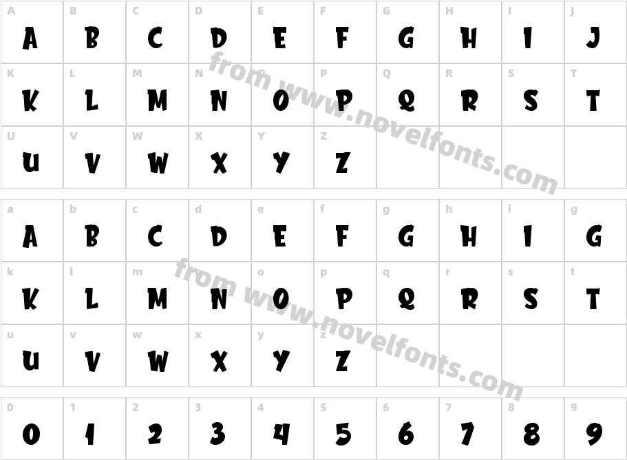 Chester NetworkCharacter Map