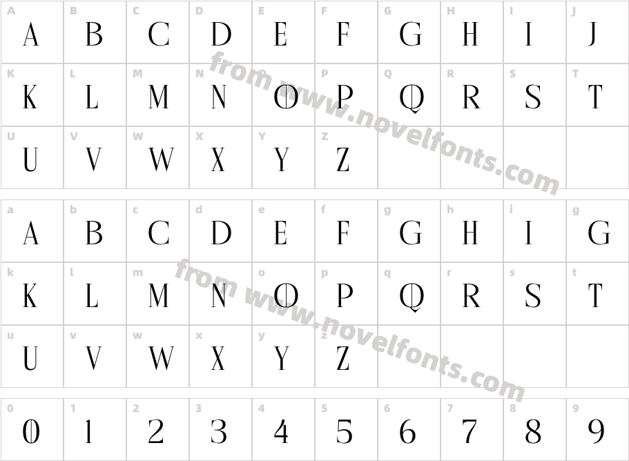 CholtenCharacter Map