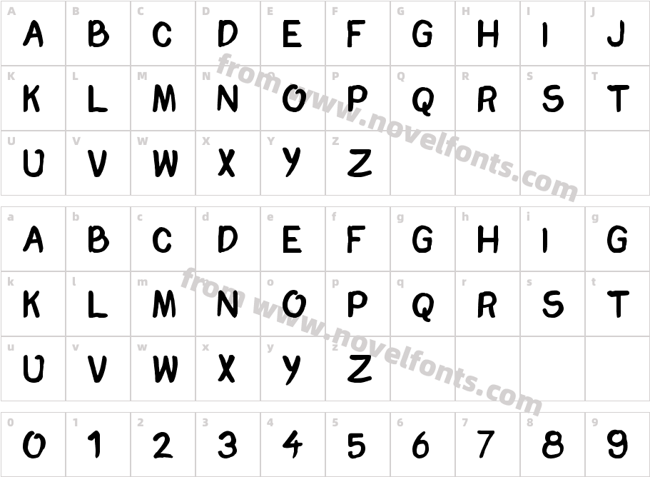 ChompCharacter Map