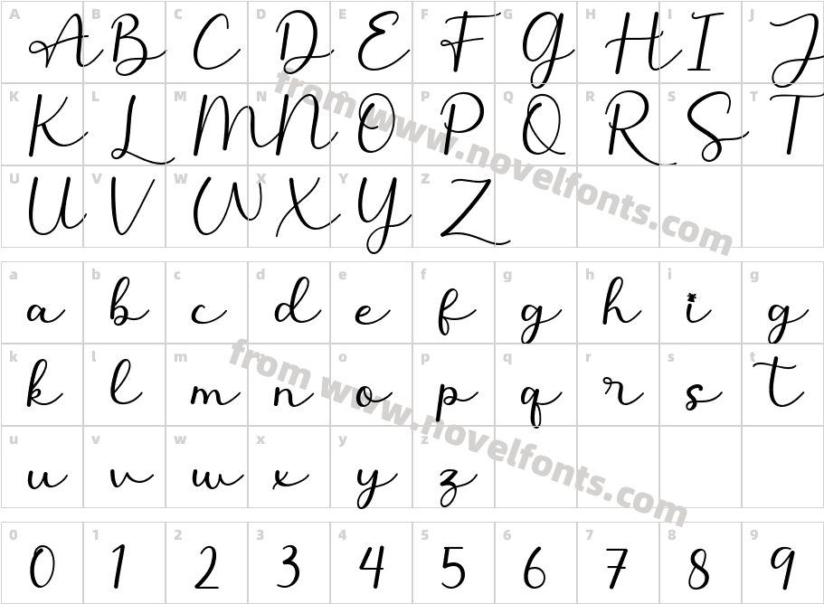 Christmas SeasonCharacter Map