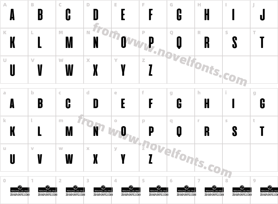 Cinematografica-ExtraBoldCharacter Map