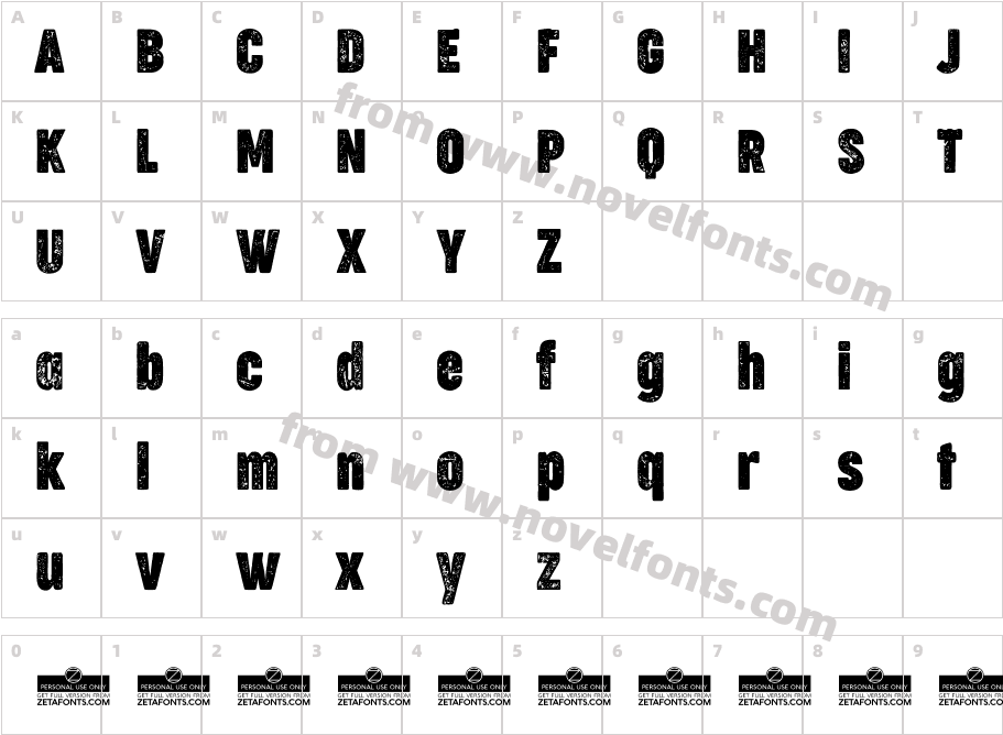 CocogooseCompressedTrial-LetterCharacter Map