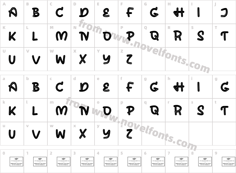 ComfyCharacter Map