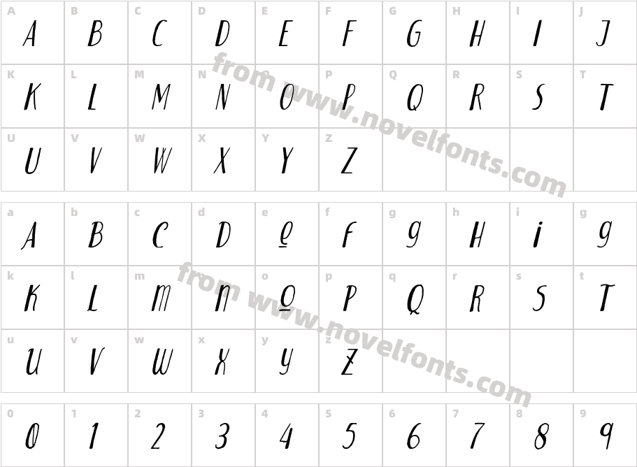 ComfyCozies-ObliqueCharacter Map