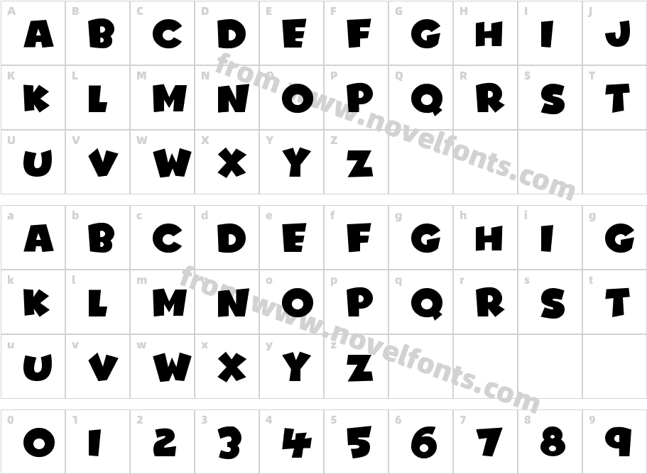 Comics DeluxeCharacter Map