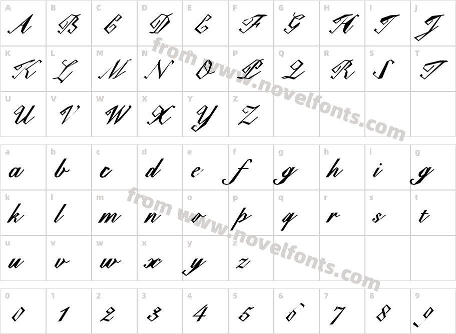 EpauletCharacter Map