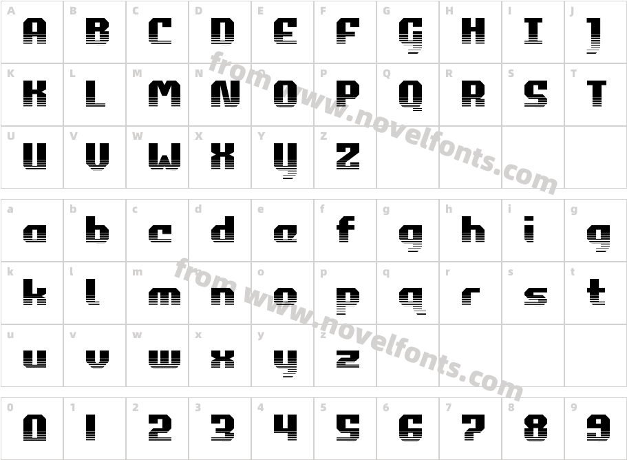 CommonwealthHalftoneCharacter Map