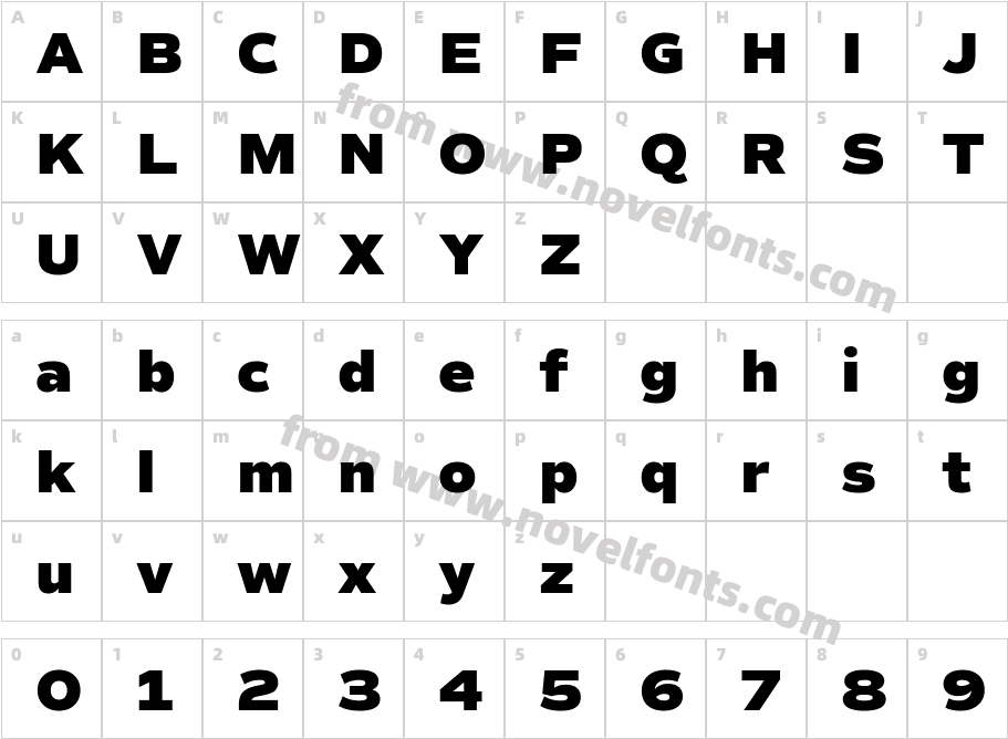 Commuters Sans HeavyCharacter Map