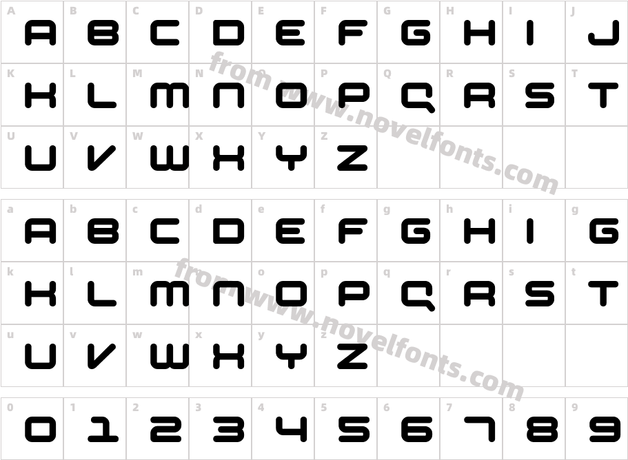 CompactCharacter Map