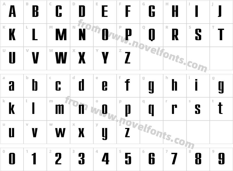 CompactExCharacter Map