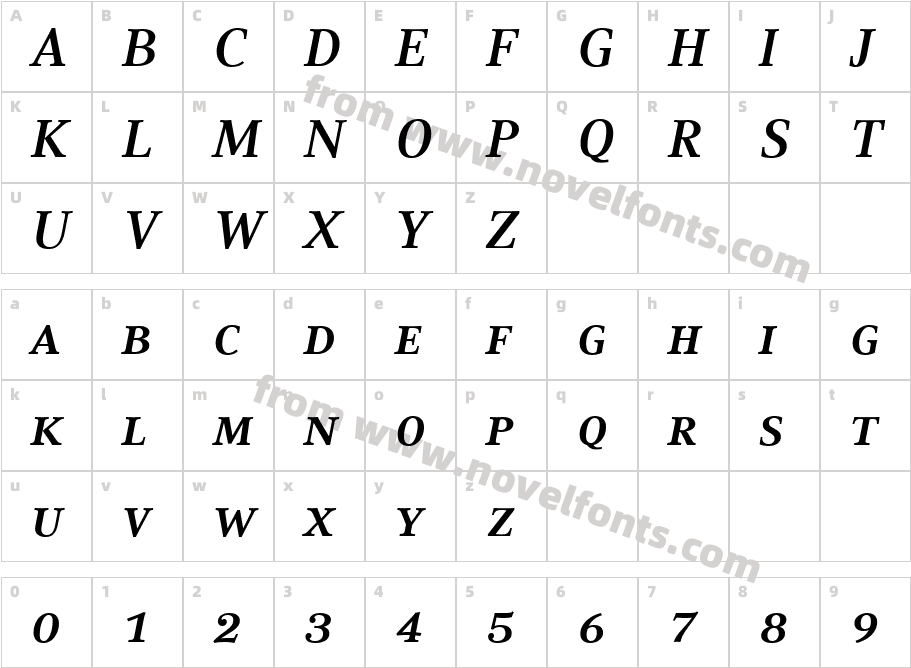 CompatilTextLTCom-BdItSCCharacter Map