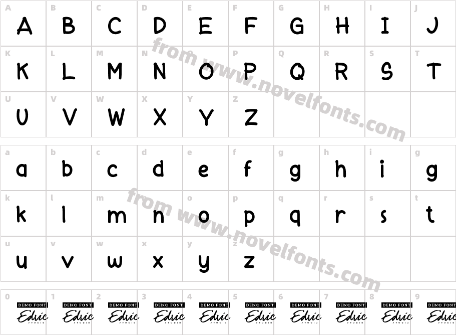 CoolGlassesDemoRegularCharacter Map