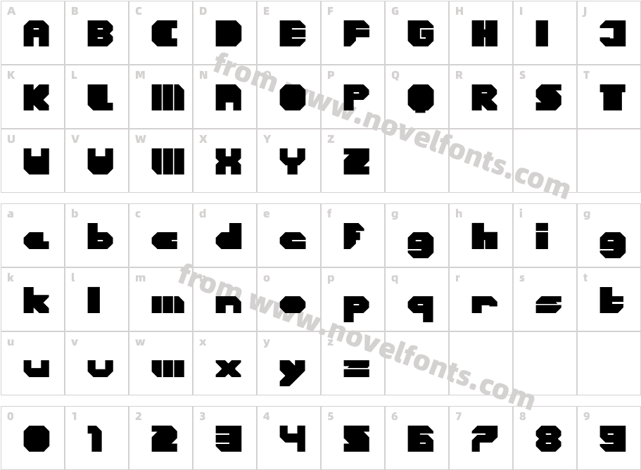 CorTen-ClosedFatRegularCharacter Map