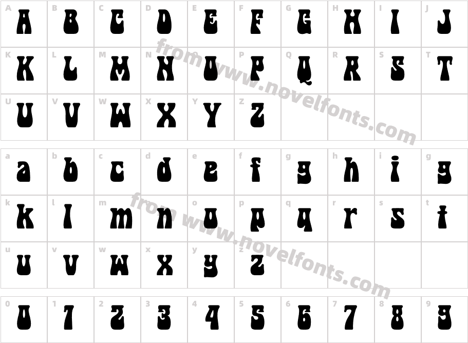 CosmedRetroRegularCharacter Map