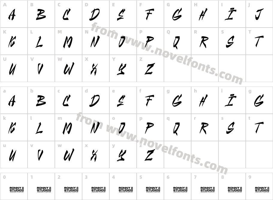 Counter AttackCharacter Map