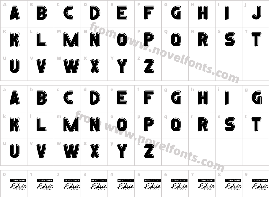 CrazytoonDemoRegularCharacter Map