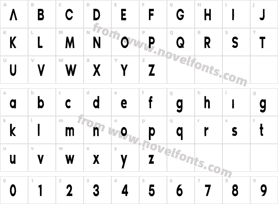 CreativeOldRegularCharacter Map