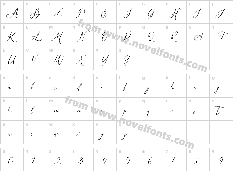 CresieCharacter Map