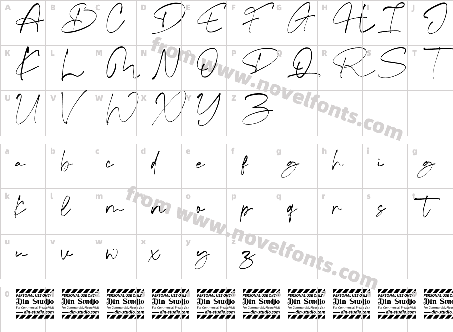 Equestrian Style personal useCharacter Map