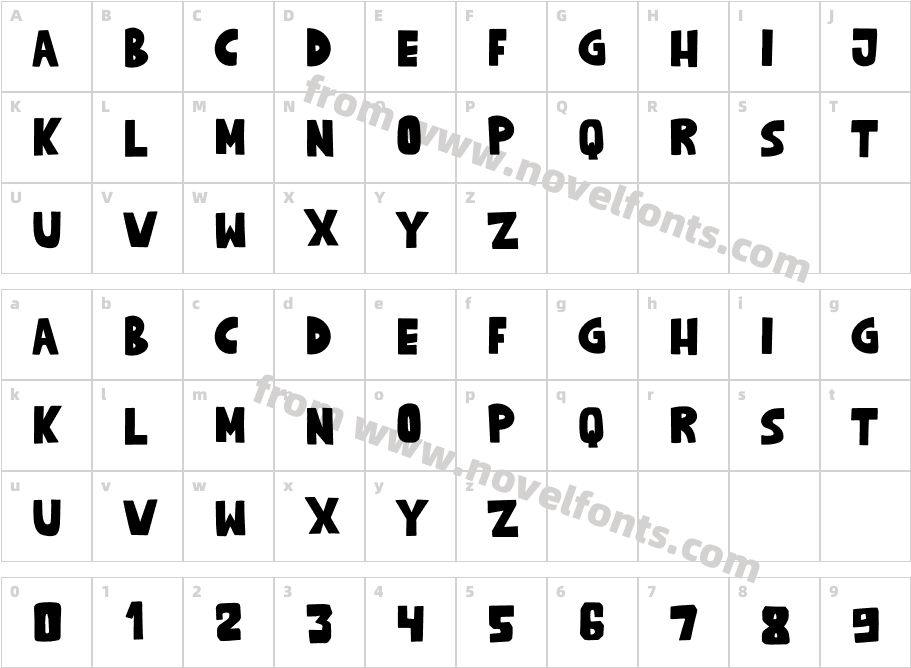 Crispy CreamCharacter Map