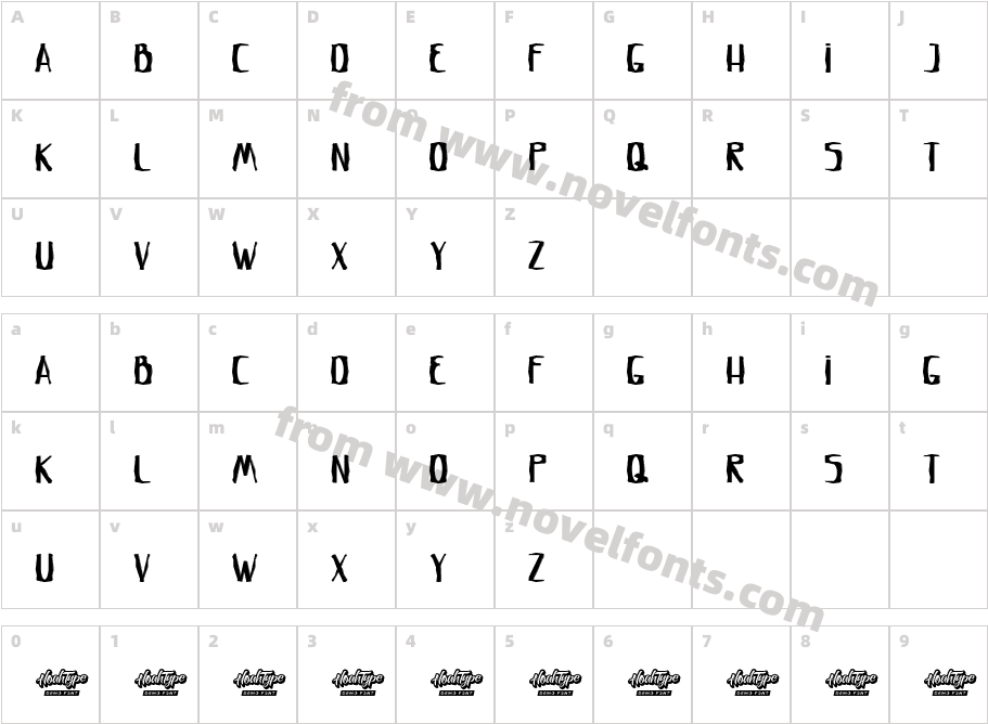 Crumpled Letter Demo InlineCharacter Map