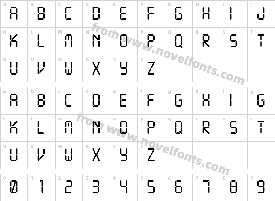 CrystalCharacter Map