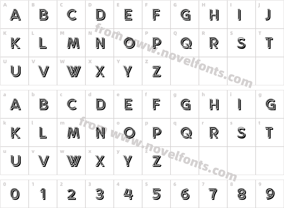 Curva RegularCharacter Map