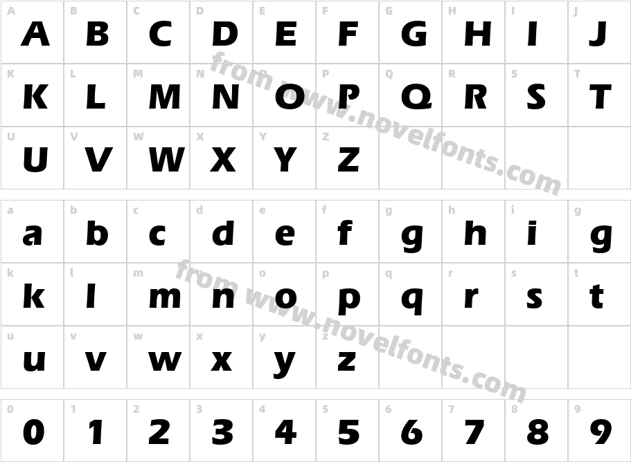 ErasITCbyBT-BoldCharacter Map