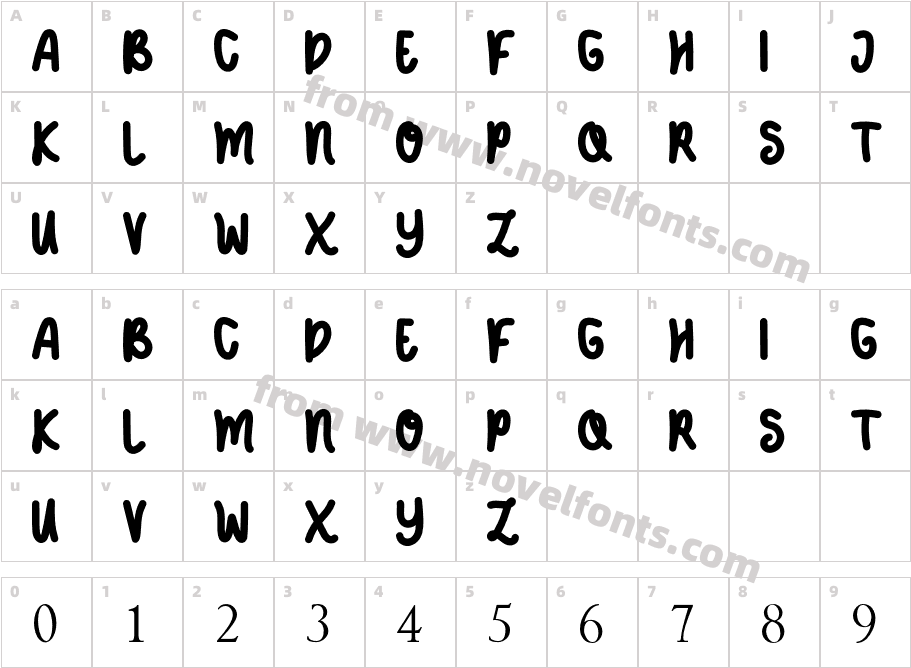 DANIELDISPLAYFONT-DANIELDISPLAYFONTCharacter Map