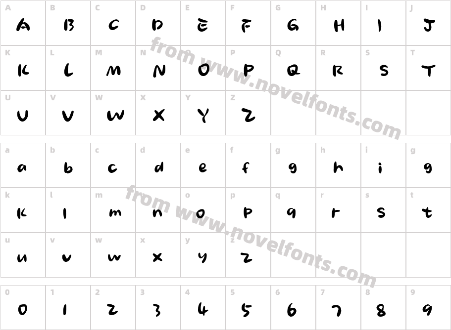 DNSingCharacter Map