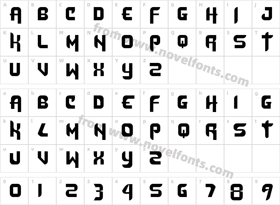 DafunkCharacter Map