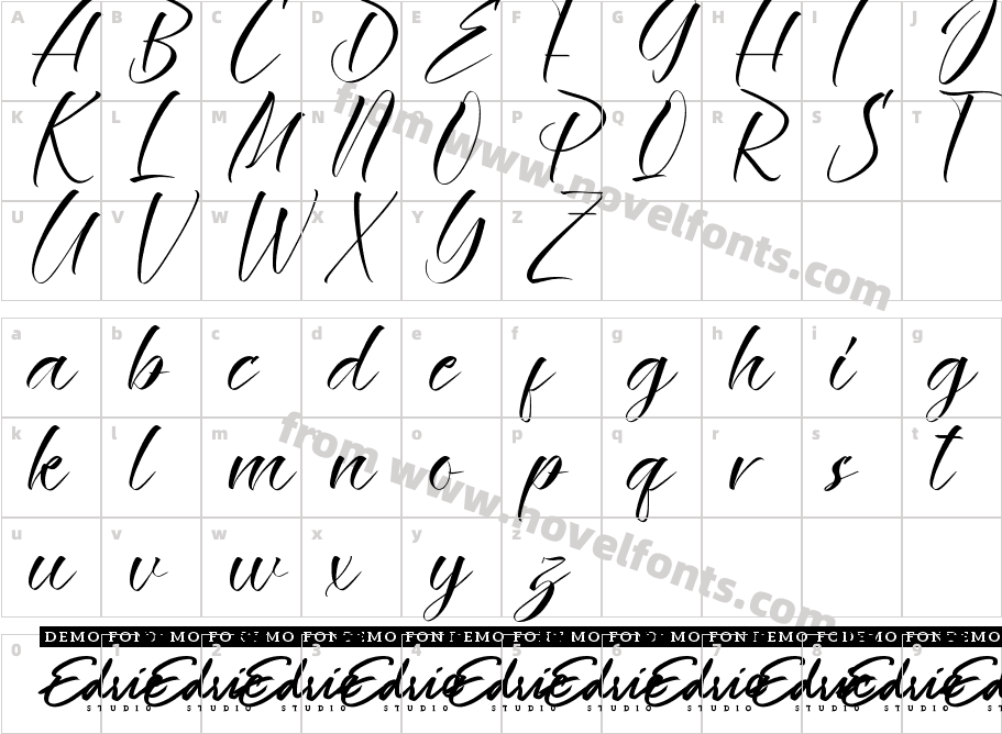 DaisyEdmundDemoRegularCharacter Map