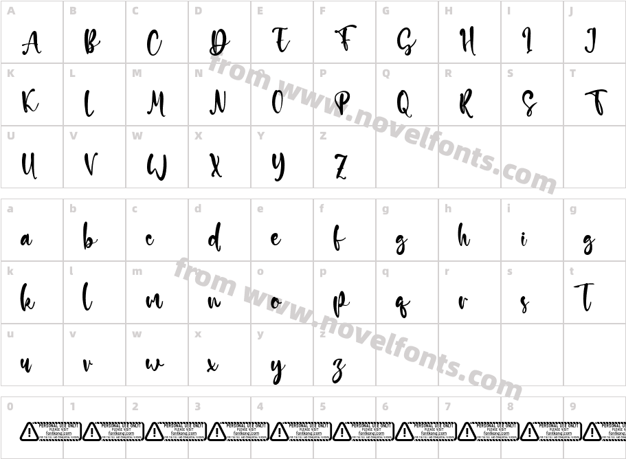 Daniel RachelCharacter Map