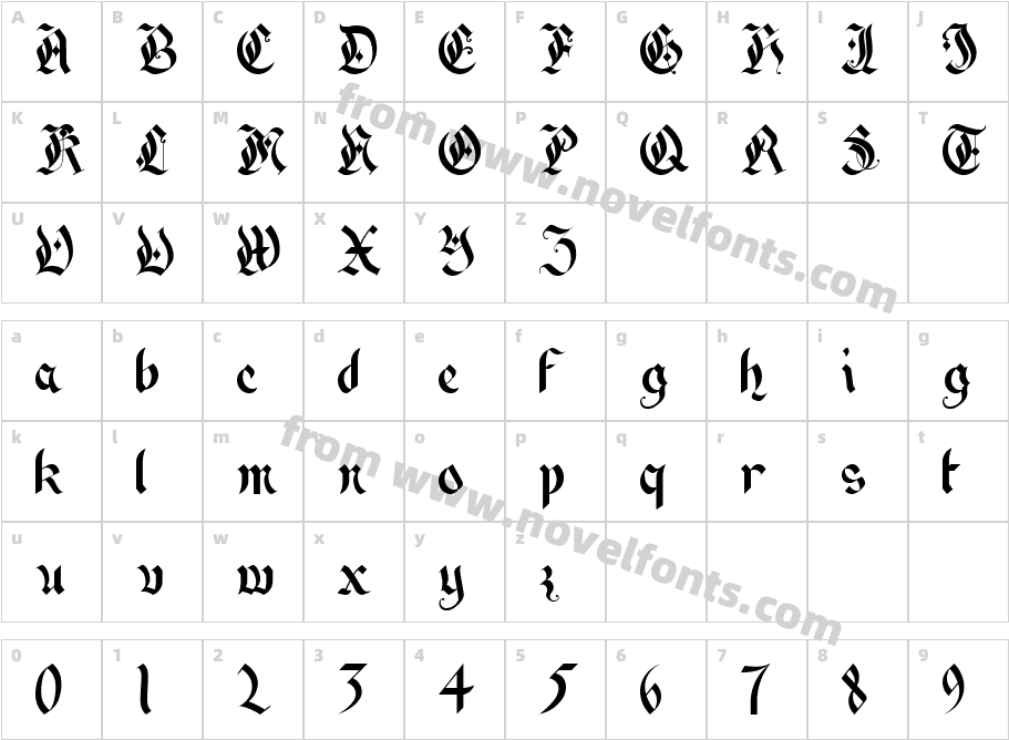 Dark GospelCharacter Map