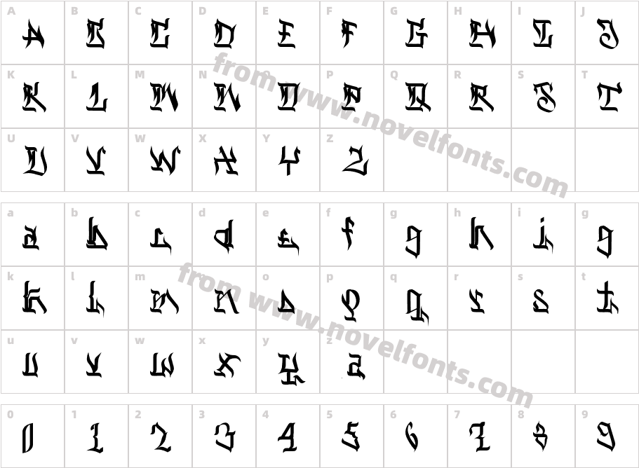 DarkArmorCharacter Map