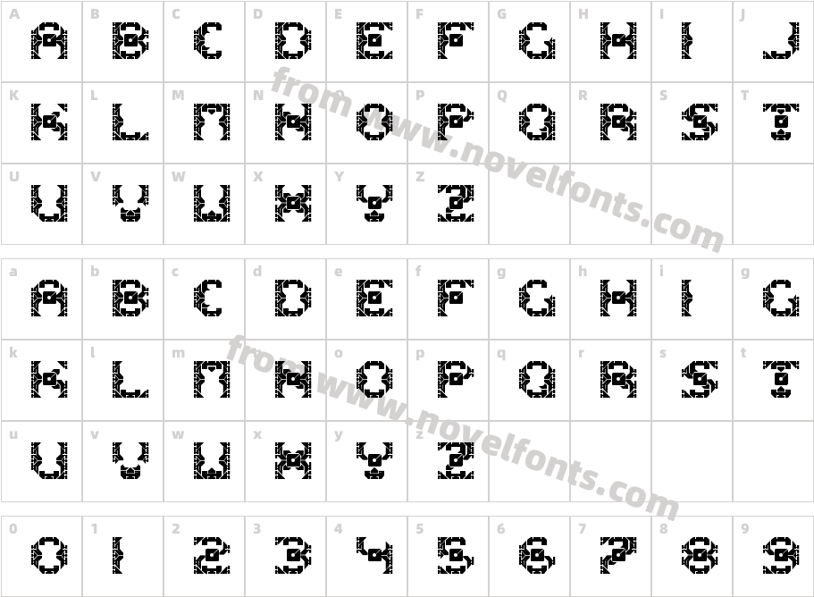 DazzleShipsCharacter Map