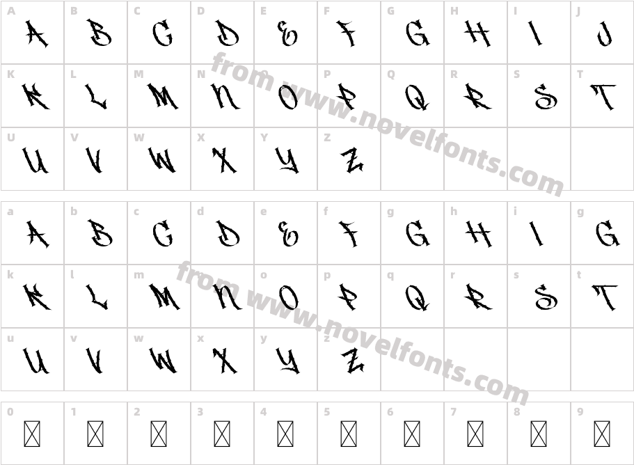 DeathmetalDemoRegularCharacter Map