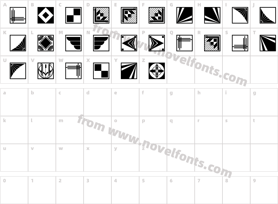 DecoBordersNFCharacter Map