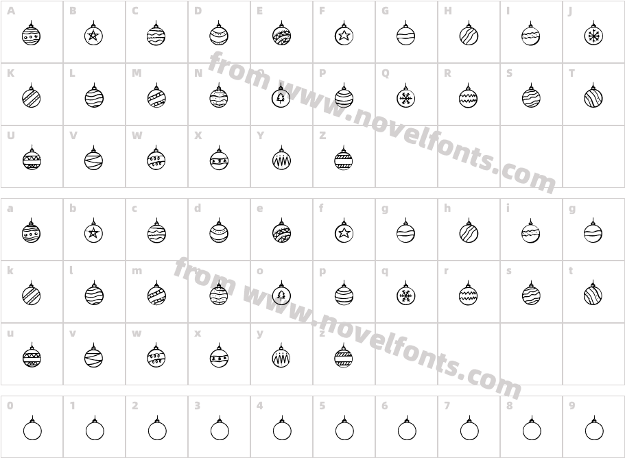 DecorativeLightsRegularCharacter Map