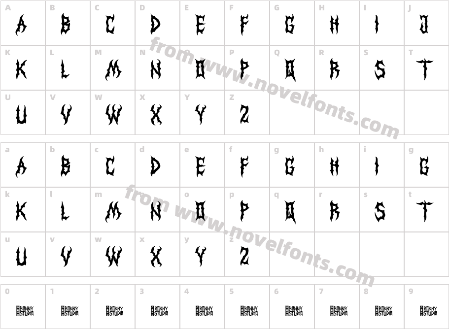 Deicide RemainCharacter Map