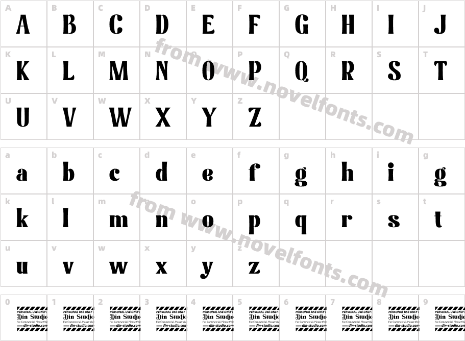 Delight Muffin Personal UseCharacter Map