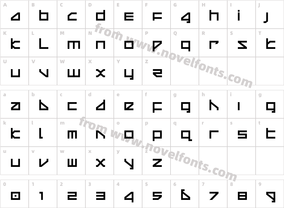 DeltaRayCharacter Map