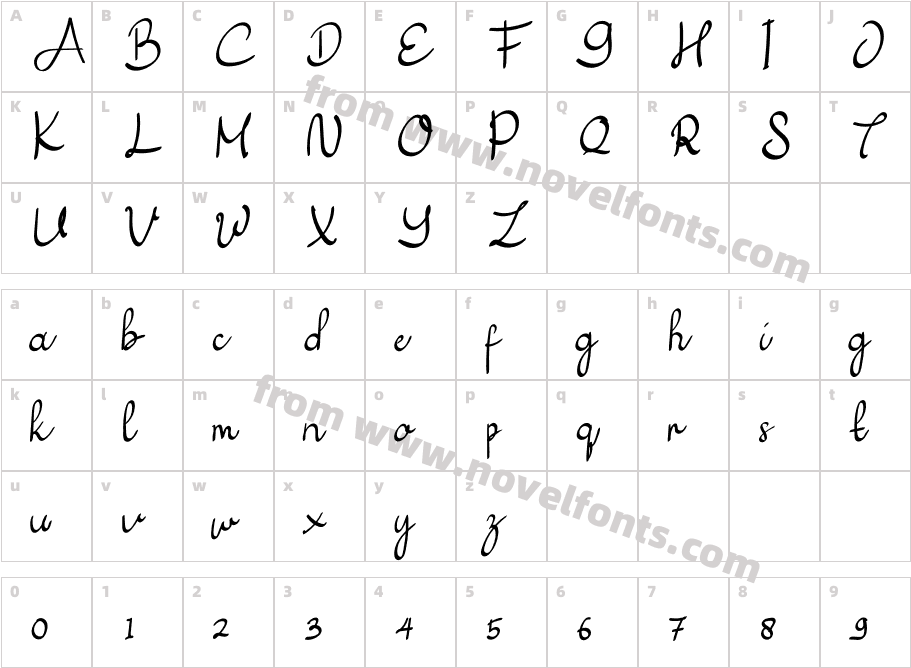 Dhewasa BoldCharacter Map