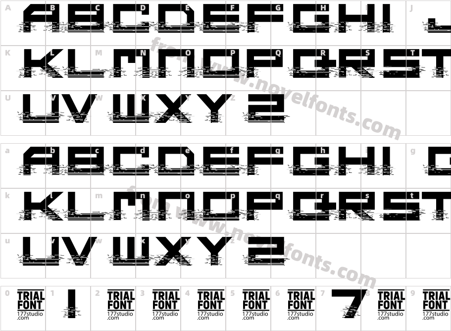 DigitalGlitchDemoRegular-BW2GVCharacter Map