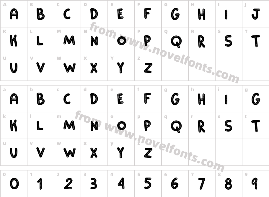 Ding DongCharacter Map