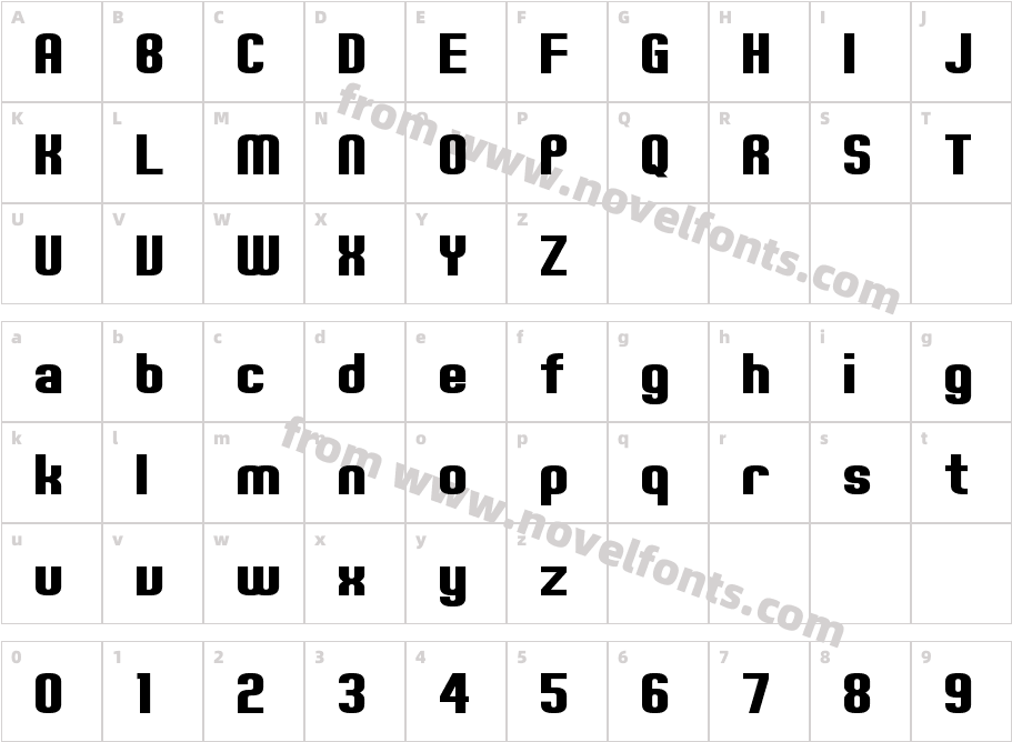 ErteCharacter Map