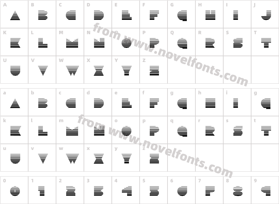 DiscoDeckGradientCharacter Map