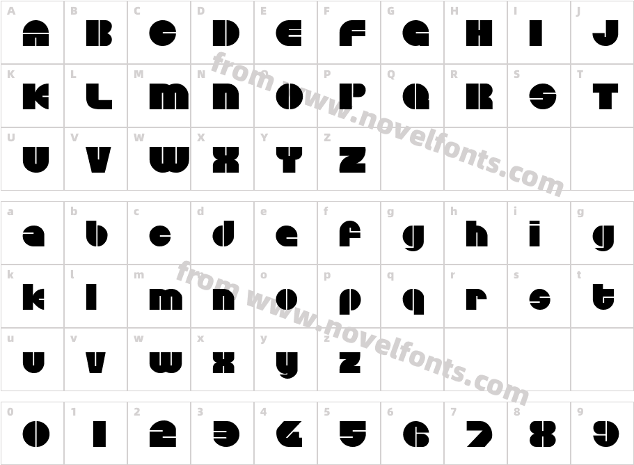 DiscothequeCharacter Map